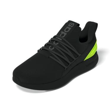 Imagem de adidas Lite Racer Adapt 7.0 Tênis masculino, Preto/carbono/limão lúcido, 37