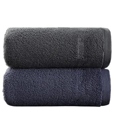 Imagem de 5sssallefaa Toalha homem lava o rosto puras espessamento doméstico adulto água macia sucção toalha de rosto homens e mulheres toalha de banho (cor: C 2PS, tamanho: 74x34cm) (B 2ps 74x34cm)