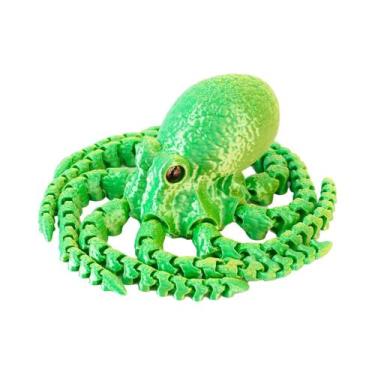 Imagem de Modelo Decorativo De Polvo Rex Articulado Impresso Em 3D Realista, Pre