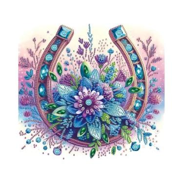 Imagem de Kit De Pintura Em Diamante DIY Para Iniciantes 5D Forma Especial Ferra