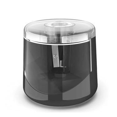 Imagem de Apontador de lápis elétrico para sala de aula, apontador de lápis elétrico portátil alimentado por bateria para lápis de 6 a 8 mm, suporte hexagonal/triangular/redondo, afiação rápida para estudantes