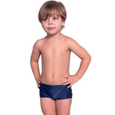 Imagem de Sunga Box Infantil Básica Lisa Bella Fiore Confortavel Para Piscina Moda Praia Infantil-Masculino