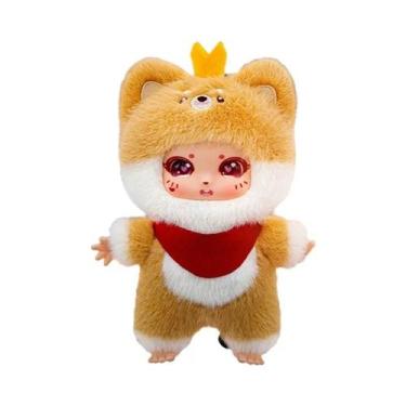 Imagem de Brinquedos De Pelúcia De Animais Coloridos E Fofos, Bonecos De Vaca E 