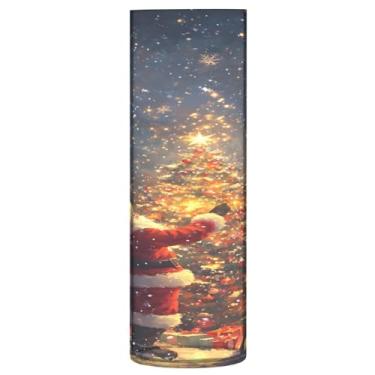 Imagem de Qilmy Lindo vaso de Papai Noel e árvore de Natal para flores, vaso de belas artes, decoração de casa para escritório, sala de jantar, sala de estar, casamento416