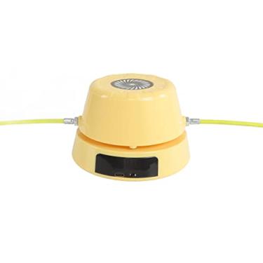 Imagem de Generic Máquina Elétrica de Pular Corda – Automático Seguro para Crianças, Contagem Inteligente – Exercício e Vínculo Familiar – para Iniciantes, Material ABS (Amarelo)