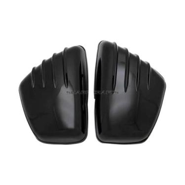 Imagem de Capas Laterais De Bateria Para Motocicleta Yamaha Virago XV 700 750 10