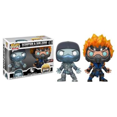 Imagem de Funko Pop Mortal Kombat 2-pack Scorpion e Subzero Exclusive