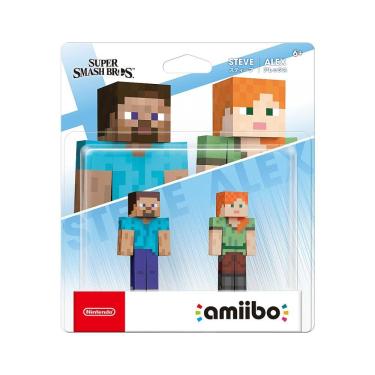 Imagem de Amiibo Steve + Alex 2-pack Minecraft