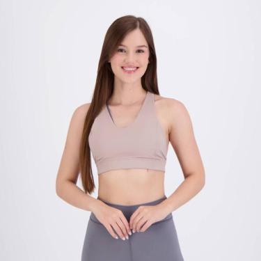 Imagem de Top Fila Pocket Life Feminino Bege, M