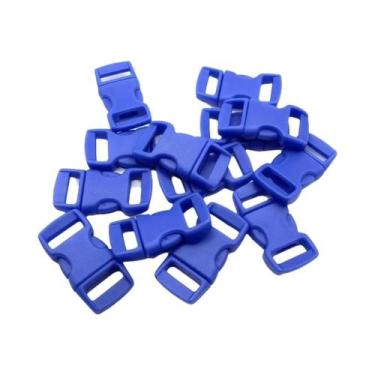 Imagem de Fivelas De Liberação Lateral Curvas Coloridas De 10mm, Pacote Com 20, 