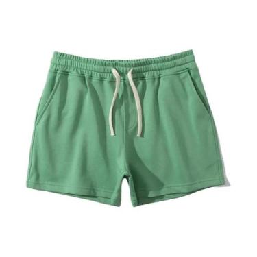 Imagem de Shorts De Algodão Respirável Para Homens, Para Verão, Academia, Corrid