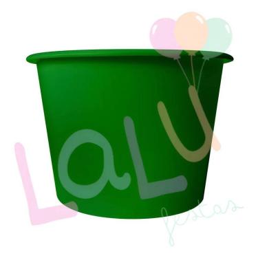 Imagem de 30 Baldes Pipoca 1,5L Festa Lembrancinha Qual - Verde-Escuro