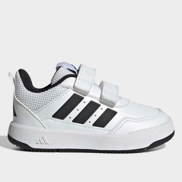 Imagem de Tênis Infantil Adidas Tensaur Sport, Branco, Preto, 19