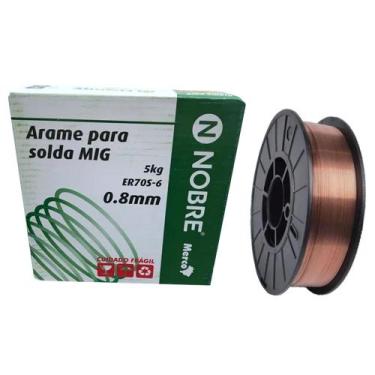 Imagem de Arame Solda MIG 0,8 mm Rolo 5 kg - NOBRE