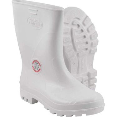 Imagem de Bota de PVC Branca, Cano Curto, com Forro, 39, Maxisola Ccbp3, Calfor