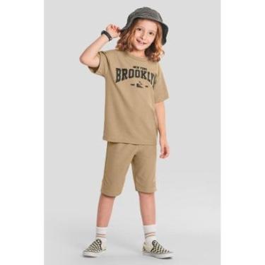 Imagem de Conjunto infantil menino em relevo Brandili-Masculino