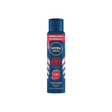 Imagem de Desodorante Antitranspirante Aerossol Nivea - Active Dry Impact Men 72