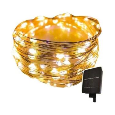 Imagem de Luzes De Cordão LED À Prova d'Água Com Energia Solar, Fio De Cobre, 8 