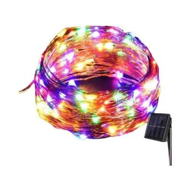 Imagem de Luzes De Cordão LED À Prova d'Água Com Energia Solar, Fio De Cobre, 8 