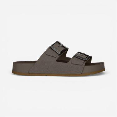 Imagem de Chinelo Slide Infantil Marrom Milão Plus Cartago, Marrom, Marrom medio