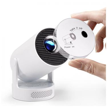 Imagem de Projetor Mini Magcubic 2025 Atualizado com Suporte 4K, WiFi 6 e Bluetooth 5.4, Alto-falante 5W Soundbase, Portátil com Correção Automática