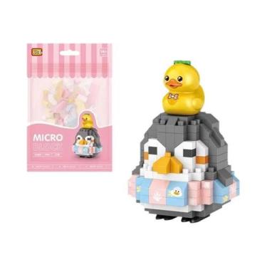 Imagem de Conjunto De Brinquedos De Animais Em Desenho Animado Fofo LOZ, Blocos 