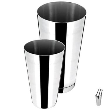 Imagem de Coqueteleira Profissional Boston Drink Coquetel 2 Copos NLS