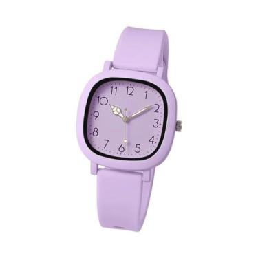 Imagem de Relógio De Quartzo Casual Feminino De Silicone Jelly, Marca Fashion Be