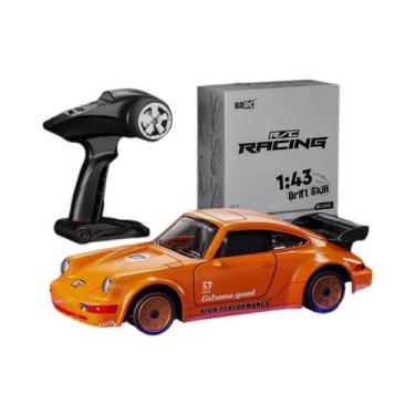Imagem de Carro RC De Drift Com Iluminação Colorida, Escala 1:43, Controle Remot