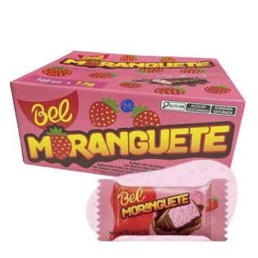 Imagem de Chocolate Moranguete Caixa 13g - 160 Unidades - Bel Chocolates