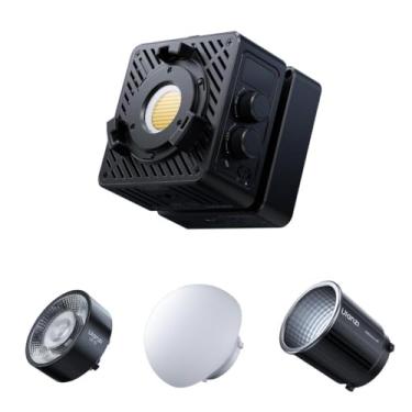 Imagem de ULANZI EC65 Luz de Vídeo LED - Mini Luz COB 65W Bi-Color Portátil com Controle por APP, 2700K-6500K CRI≥95 Montagem Bowens, Spot Contínuo para Câmeras, DSLR e Tripés