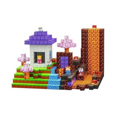 Imagem de Conjunto De Blocos Magnéticos 25-160 Peças Brinquedos STEM Para Crianç