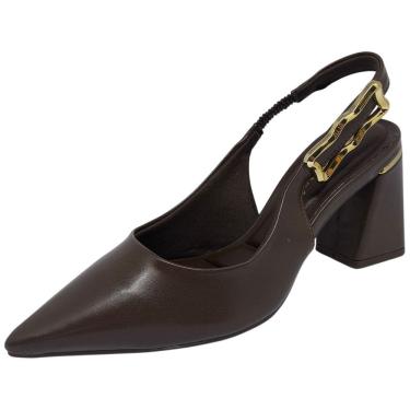 Imagem de Sapato Feminino Conforto Elegante Estilo Salto Medio Bebece