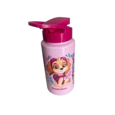 Imagem de Garrafa Squeeze Patrulha Canina 500 ml Nova Versão Cor:Rosa - Bandeira
