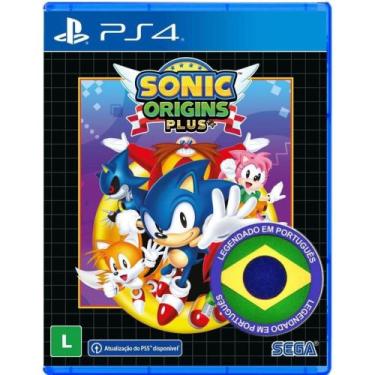 Imagem de Sonic Origins Plus PS 4 Mídia Física Lacrado - SEGA