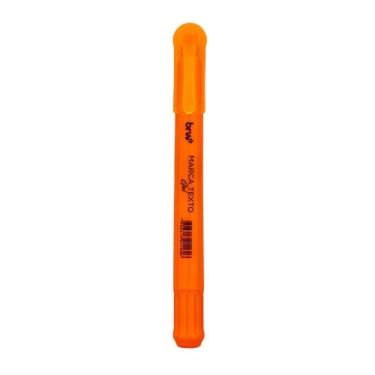 Imagem de Marca Texto em Gel Brw Fluorescente Laranja com Alta Cobertura e Secagem Rápida Laranja