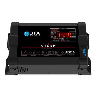 Imagem de Fonte e Carregador Automotivo Storm Plus 100A para Baterias com Carregamento Rápido e E...