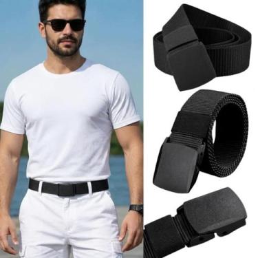 Imagem de Cinto Tático Masculino Nylon Fivela Rápida Regulável Militar Nailon En