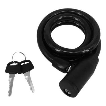 Imagem de Cadeado Com Chave Atrio Cabo 12Mm - Tamanho 1,5 Metros-Unissex