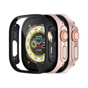 Imagem de Protetor De Tela Para Apple Watch 49mm Ultra 2, Pacote Com 3 Capas Ult