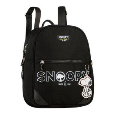 Imagem de Mochila Snoopy em Tactel Casual Feminina com Chaveiro SP2846 Semax-Unissex