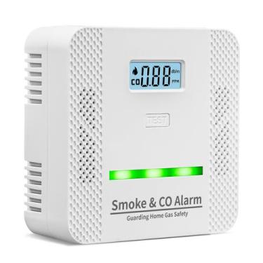 Imagem de Detector de fumaça e monóxido de carbono Huideonne LCD Display