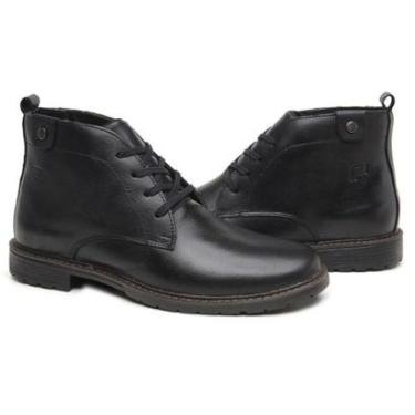 Imagem de Bota Coturno Masculina Em Couro Nobre Super Macia e Resistente 2500-Masculino