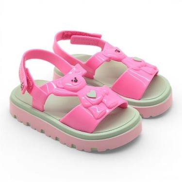 Imagem de Sandalia Infantil Zaxynina Friend Baby Ursinho Menina Bebe -, Rosa sor