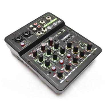 Imagem de Mesa de Som Custom Sound 4 Canais Bluetooth CMX 4Live Preta