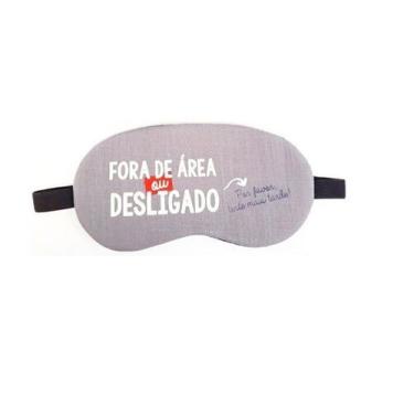 Imagem de Máscara para Dormir e de Descanso com Frase - KOPECK, Cinza