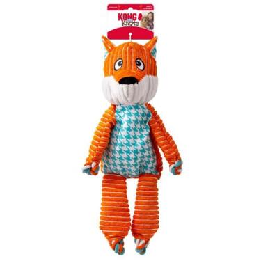 Imagem de Brinquedo Pelucia Kong Floppy Knots Fox Jumbo Raposa Para Cães XL