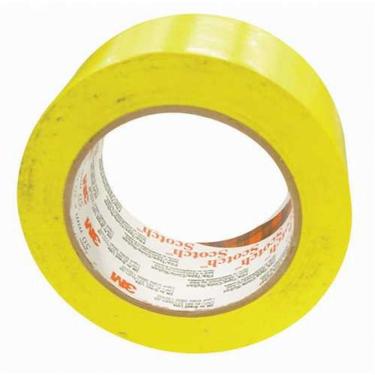Imagem de Fita Isolante Imperial 18mm X 10m Uso Geral Retardante a Chama Amarela
