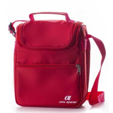 Imagem de Bolsa Térmica Vermelha para Refeições e Bebidas - ZERO AÇUCAR