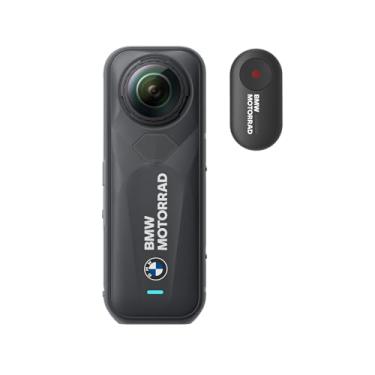 Imagem de Insta360 X5 BMW Motorrad Edition – Câmera de ação 8K 360 à prova d'água, com pouca luz, efeito de bastão de selfie invisível, lente robusta e substituível, bateria de 3 horas, protetor de vento